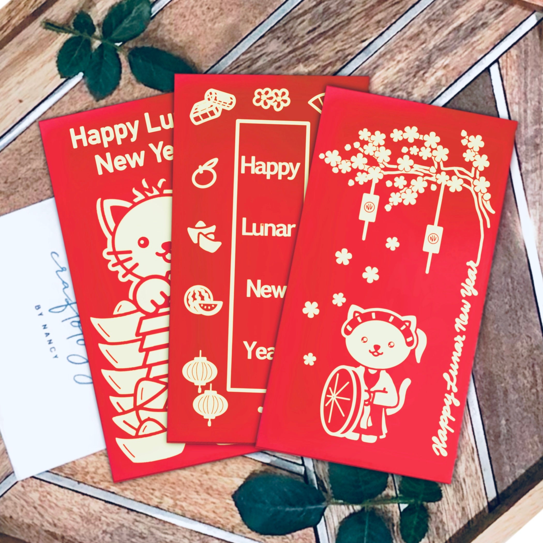 Red Envelope Printable Bao Lì Xì for Vietnamese Lunar New -  UK
