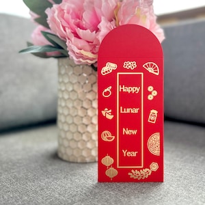 10 Lunar New Year Red Envelope Year of the Snake, 2025 CNY Red Pocket, Chinese New Year, Tet Viet, Li Xi Tet 2025 Hongbao Red Envelope