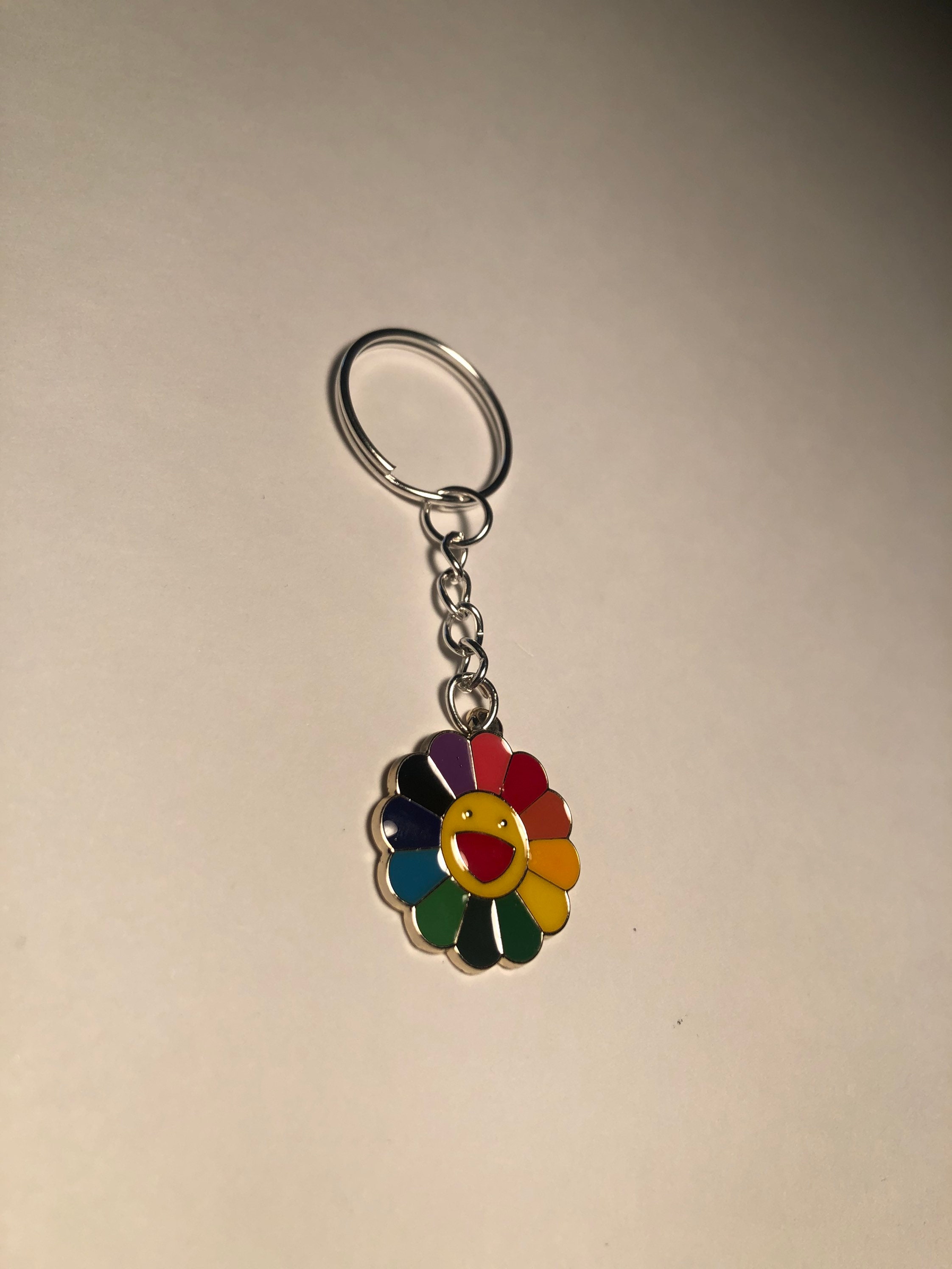 Cute Flower Keychain Etsy