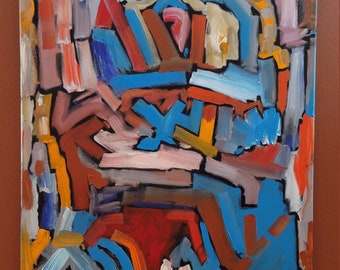 Early Color Scape No. 1, Acrylic on Canvas, 20&#39;&#39;x16&#39;&#39;