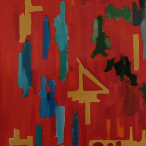 Unnamed, Acrylic on Canvas, 24&quot;x18&quot;, Abstract Painting, Art, Original