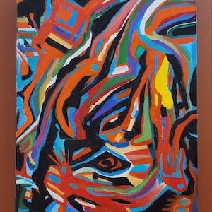 Dragons, 14&#39;&#39;x11&#39;&#39;x1.5&#39;&#39; Oil on Gallery Canvas