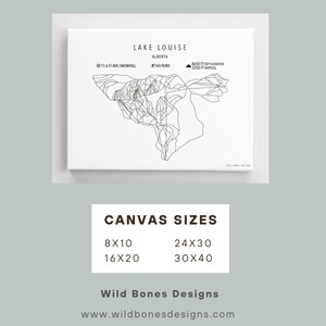 Revelstoke Ski Map Physical Print revelstoke British - Etsy