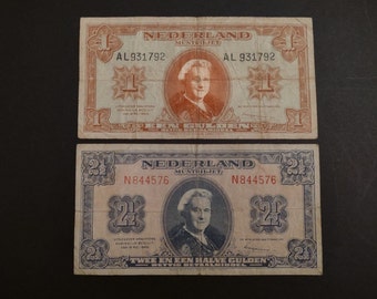 Netherlands gulden banknotes from 1945, World War 2