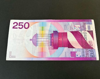 Netherlands banknote 250 gulden Vuurtoren, 1985