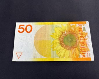 Netherlands banknote 50 gulden 'Sunflower', 1982