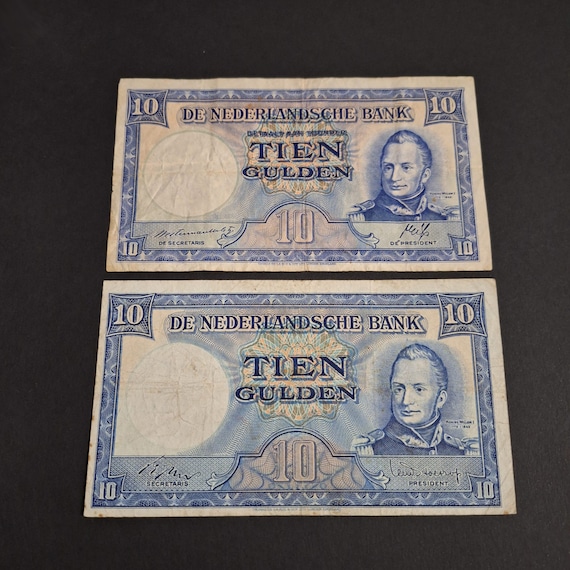 希少品】旧紙幣 オランダ ギルダーヴィンテージ GULDEN 12枚 ☆30 最終