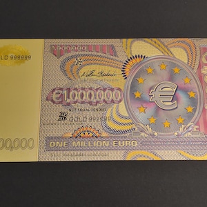 1 Million Euro Banknote - Etsy
