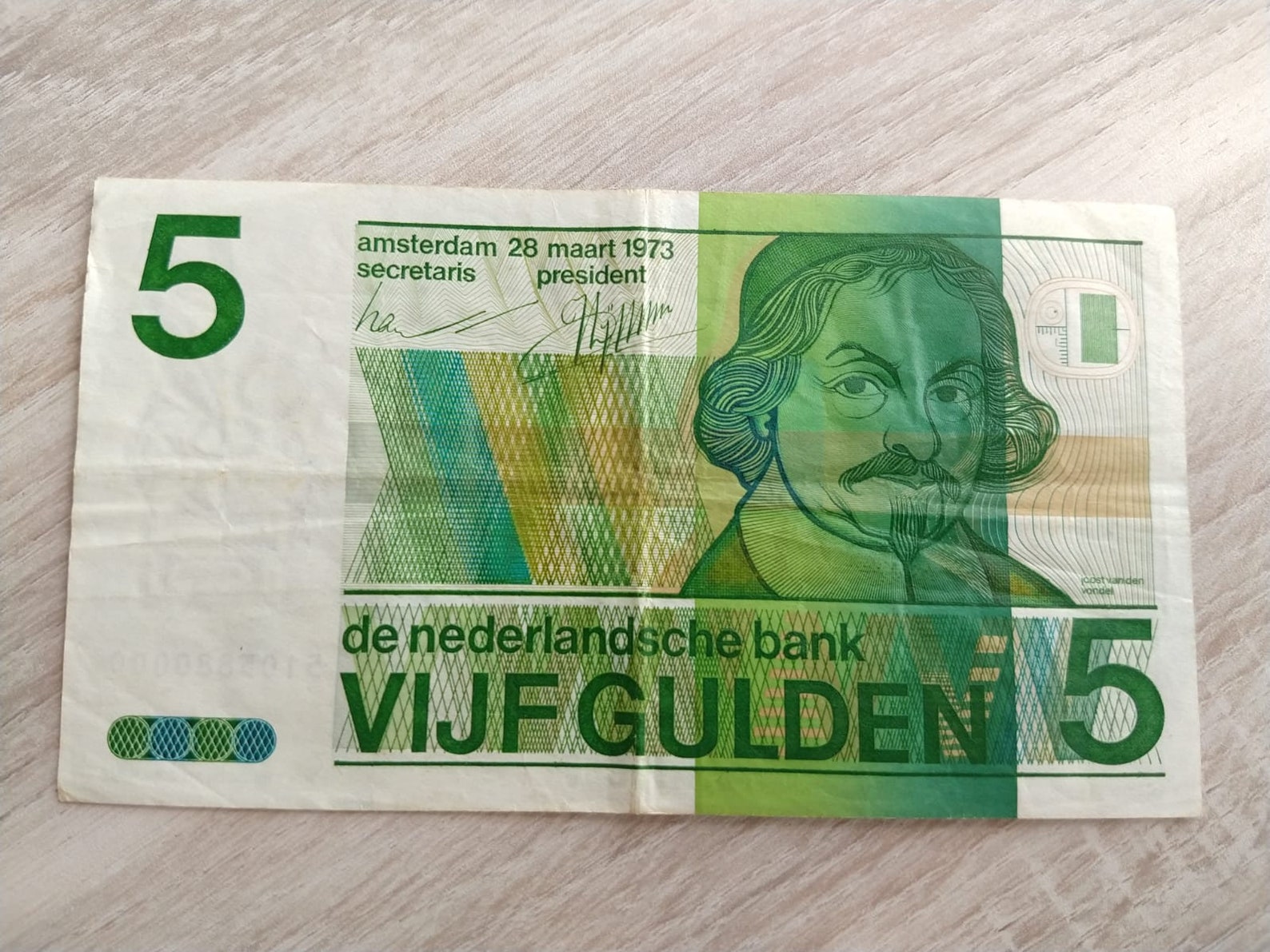 Oud biljet 5 Nederlandse gulden type Vondel 2 uit 1973 Etsy Nederland Oud biljet 5 Nederlandse gulden type Vondel 2 uit 1973 Etsy Nederland