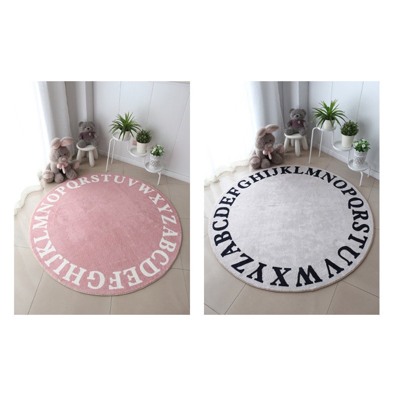 ABC Rugs Alphabet Rug Letters Rug Cute Rugs Cute Mats Etsy