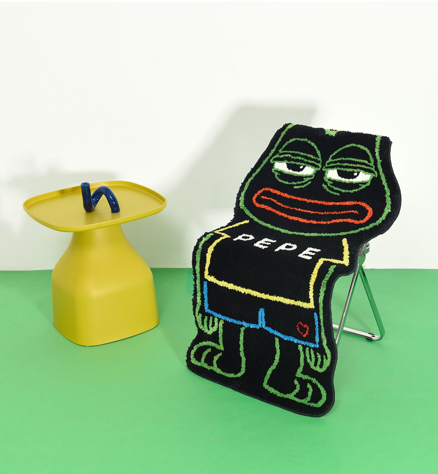 Froggy Rug Frog Bath Mat Smiling Frog Pepe the Frog Etsy UK