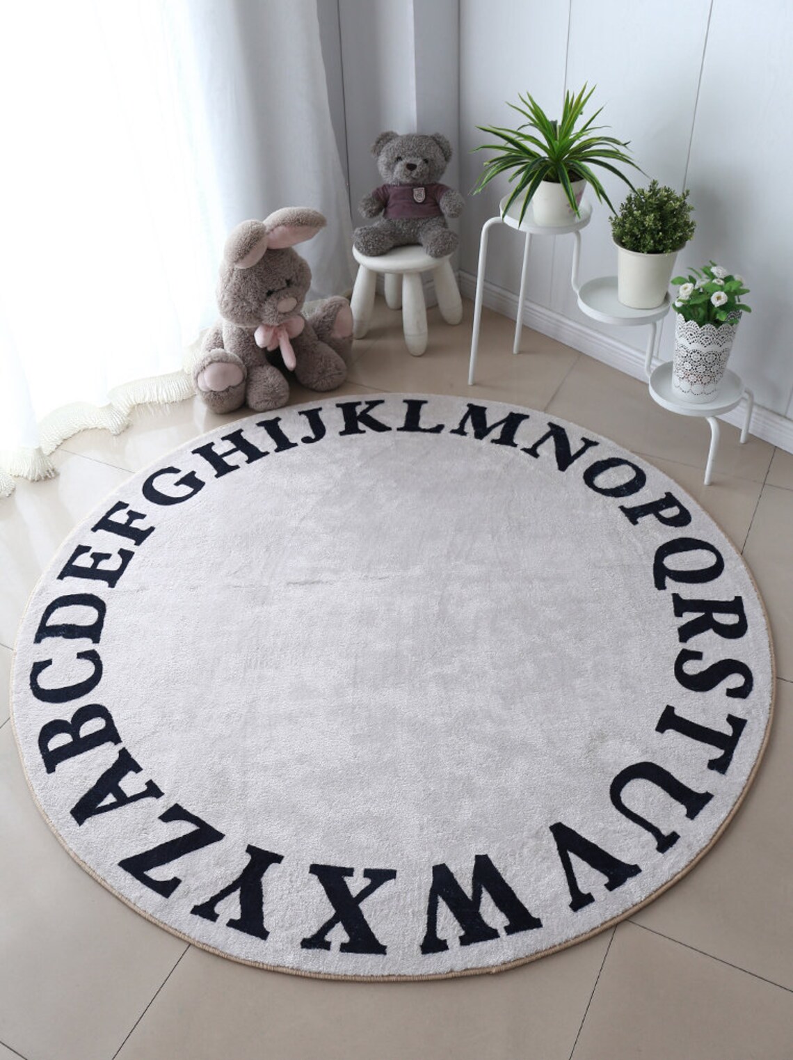ABC Rugs Alphabet Rug Letters Rug Cute Rugs Cute Mats Etsy