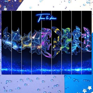 Galaxy Eeveesolution Print Din A4