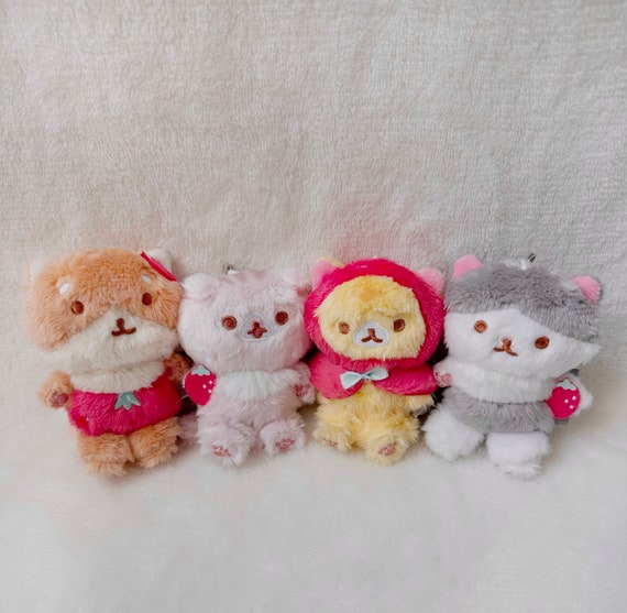 Corocoro Coronya Plush Keychain- Strawberry Series - Etsy