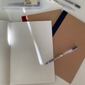 MUJI Paper Double-Ring Dot Grid Notebook - A5 (70 Sheets