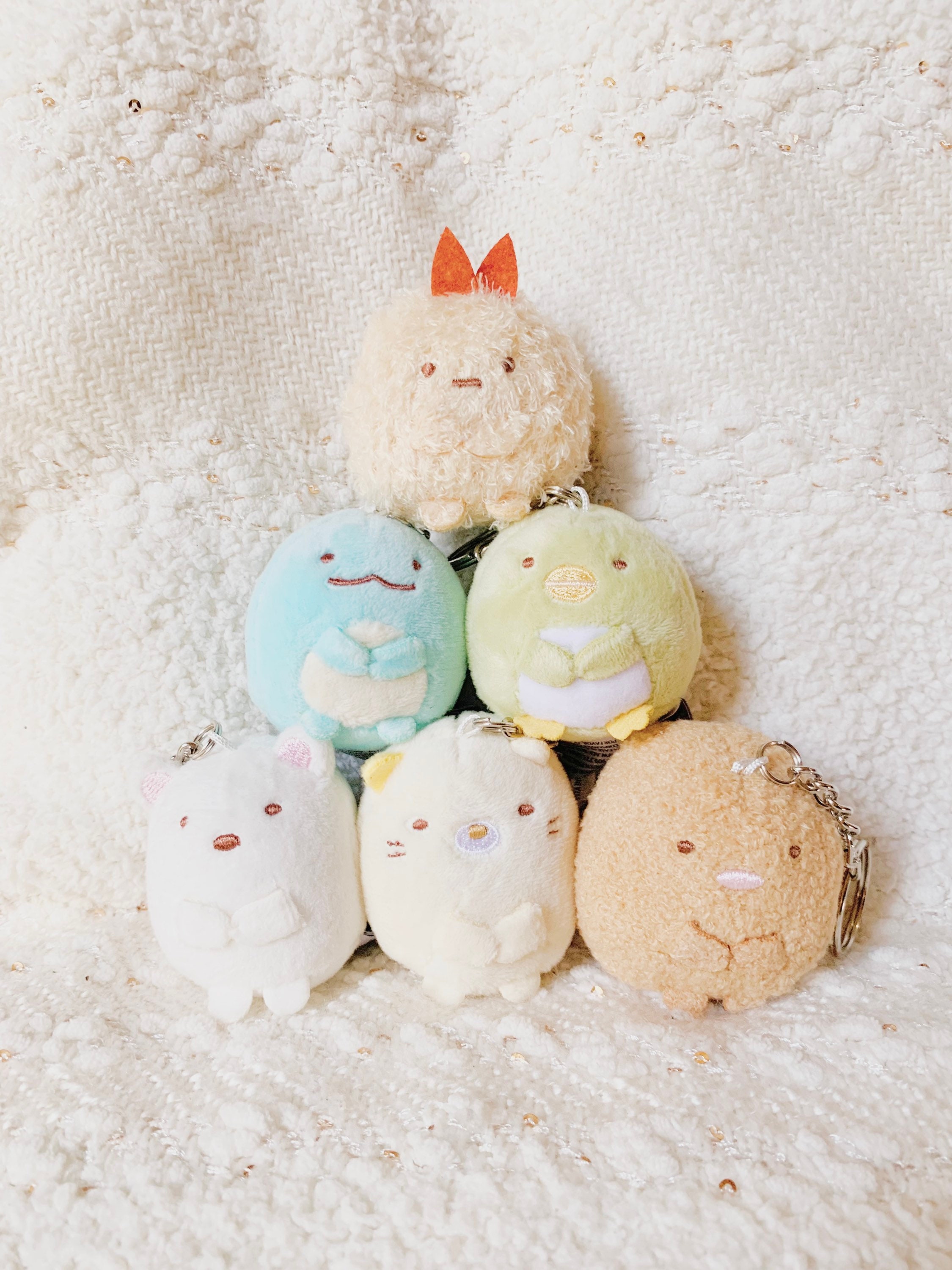 Sumikko viewable gurashi plush keychain