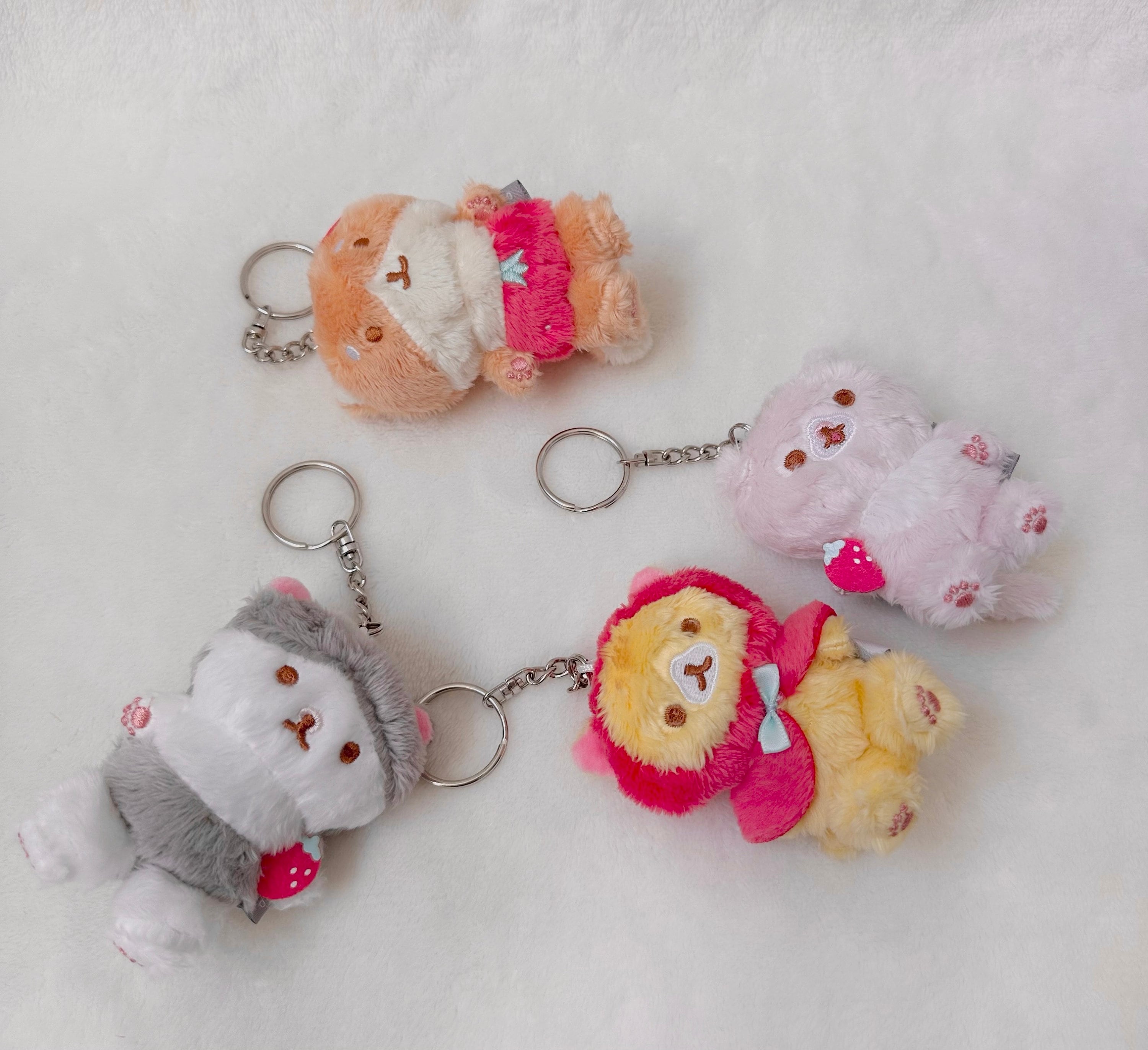 Corocoro Coronya Plush Keychain- Strawberry Series - Etsy