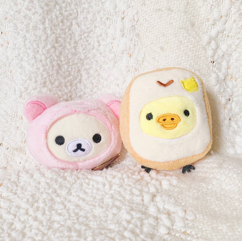 Rilakkuma Plush Keychain Bakery Series Etsy