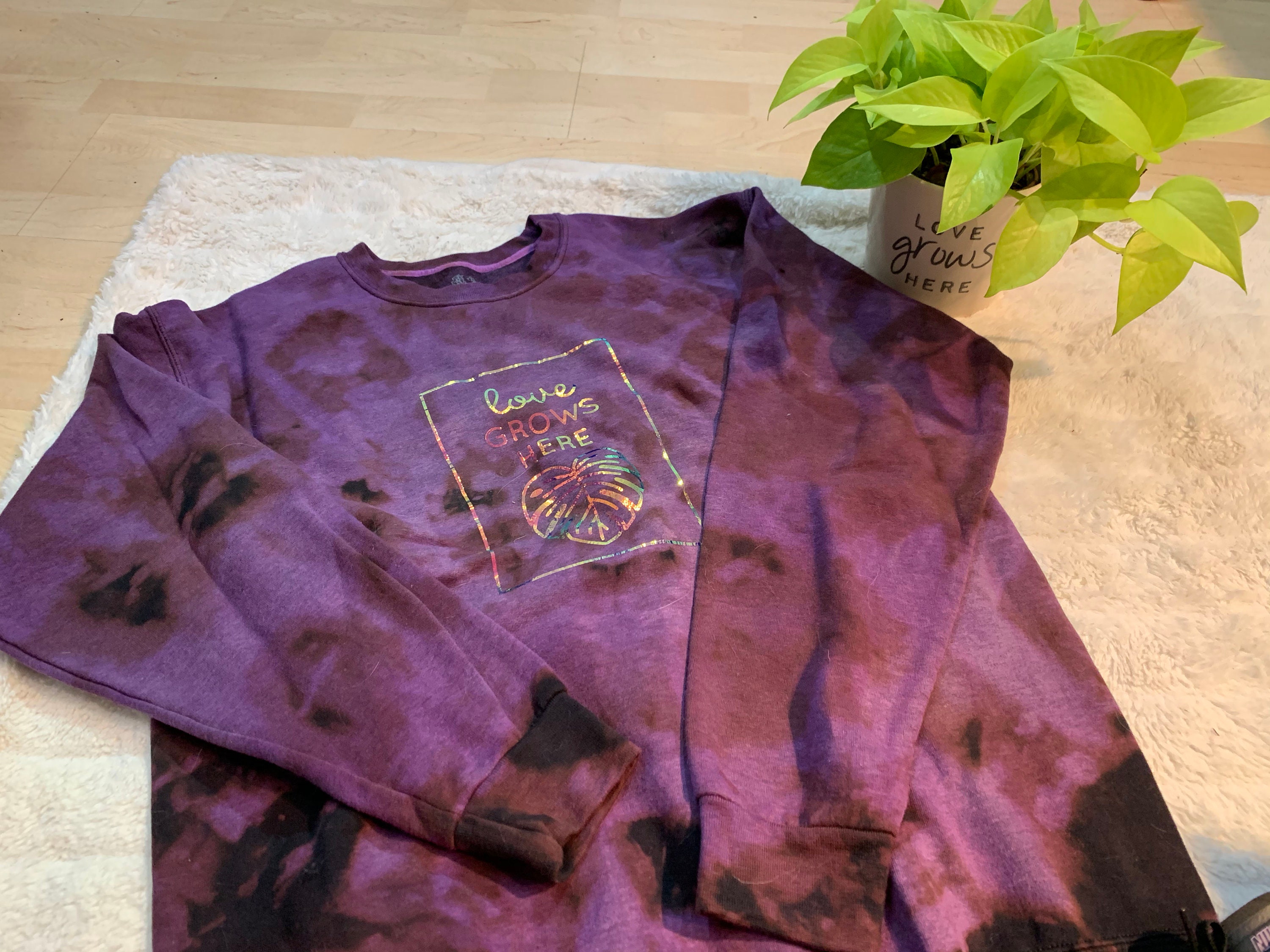 Purple Tie-dye Sweatsuit Custom 