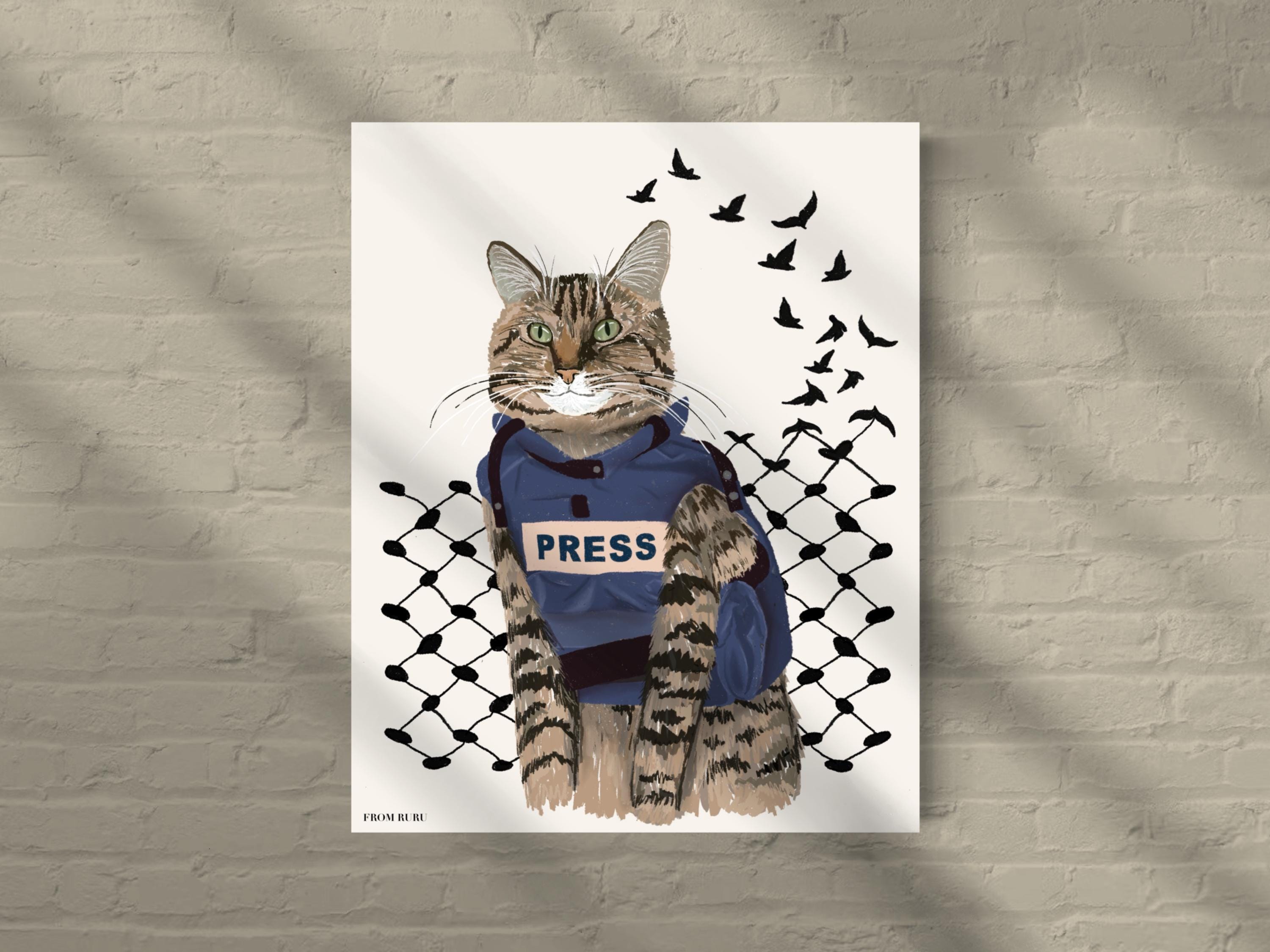 Muslim Cat - Etsy New Zealand, image size:3000x2249