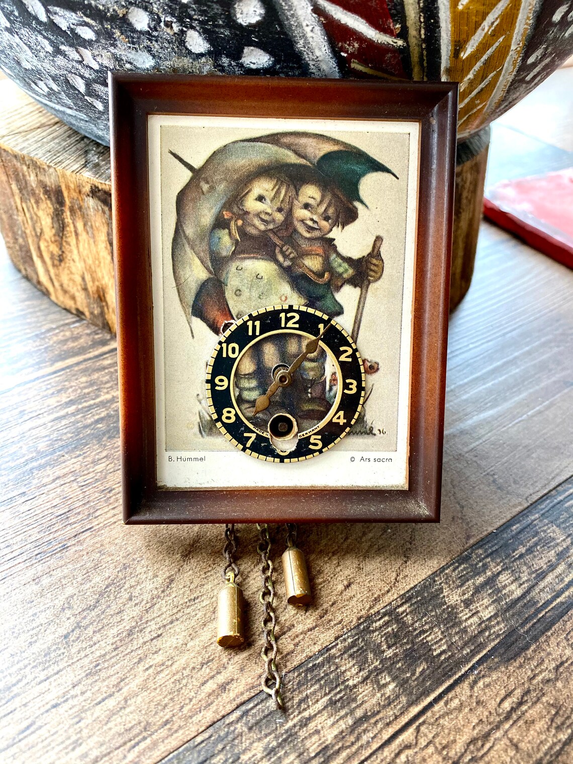 Small Vintage HUMMEL Wall Clock Etsy UK