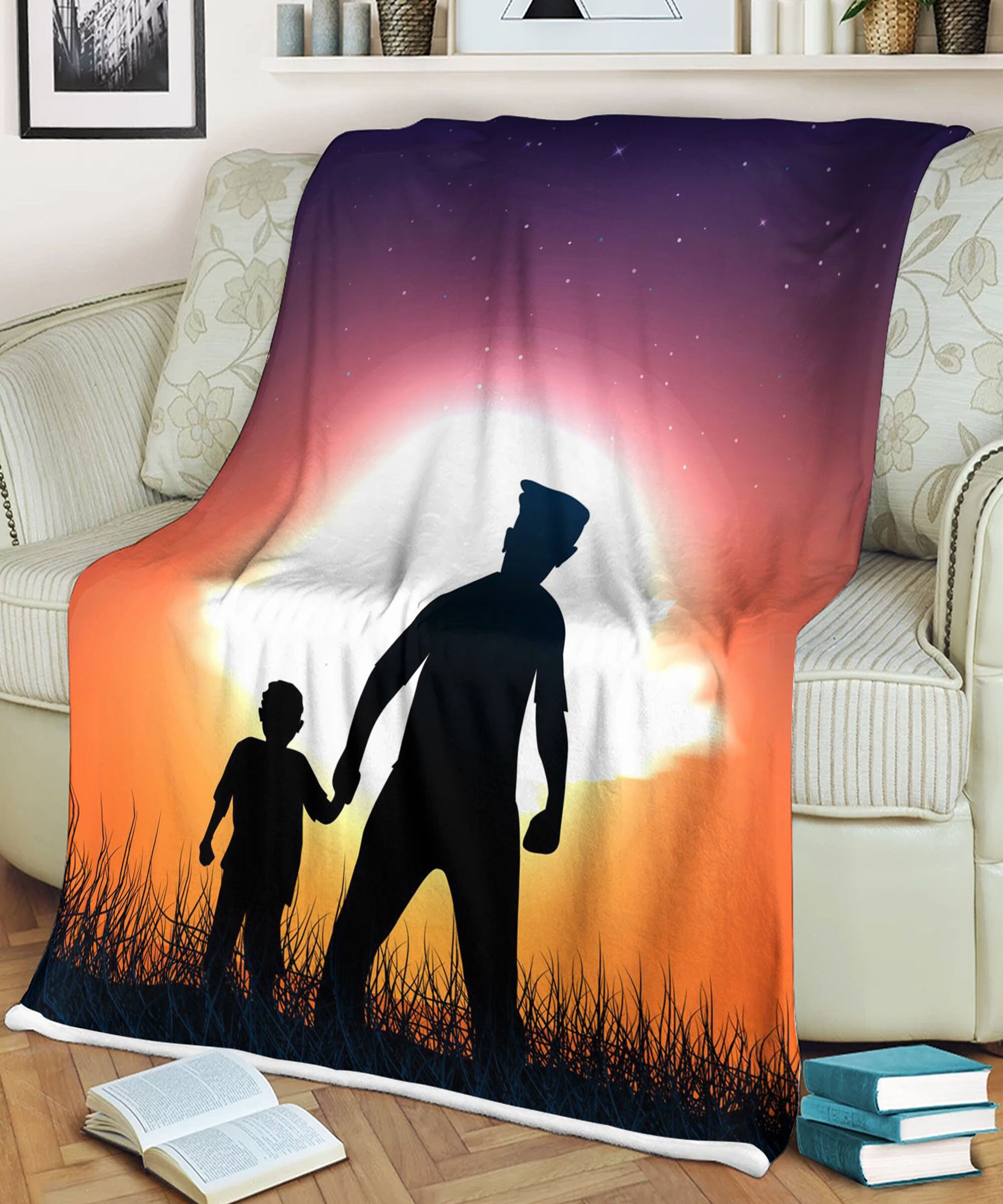 Dad And Son Blanket Dad Blanket From Son Gift For Dad Dad Etsy