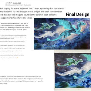 Custom Art Commission Custom Landscape Painting Personalized Textured Art Portrait From Photo Made to Order Canvas Art Custom Sports Gift image 5