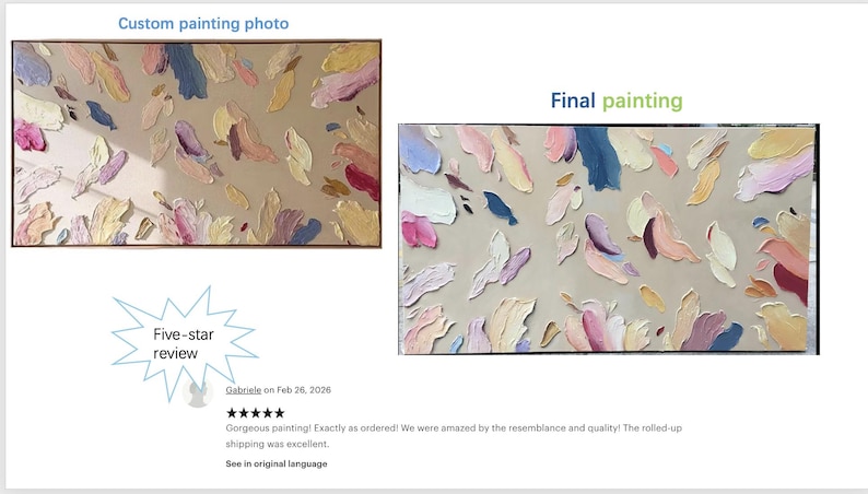 Custom Art Commission Custom Landscape Painting Personalized Textured Art Portrait From Photo Made to Order Canvas Art Custom Sports Gift image 20