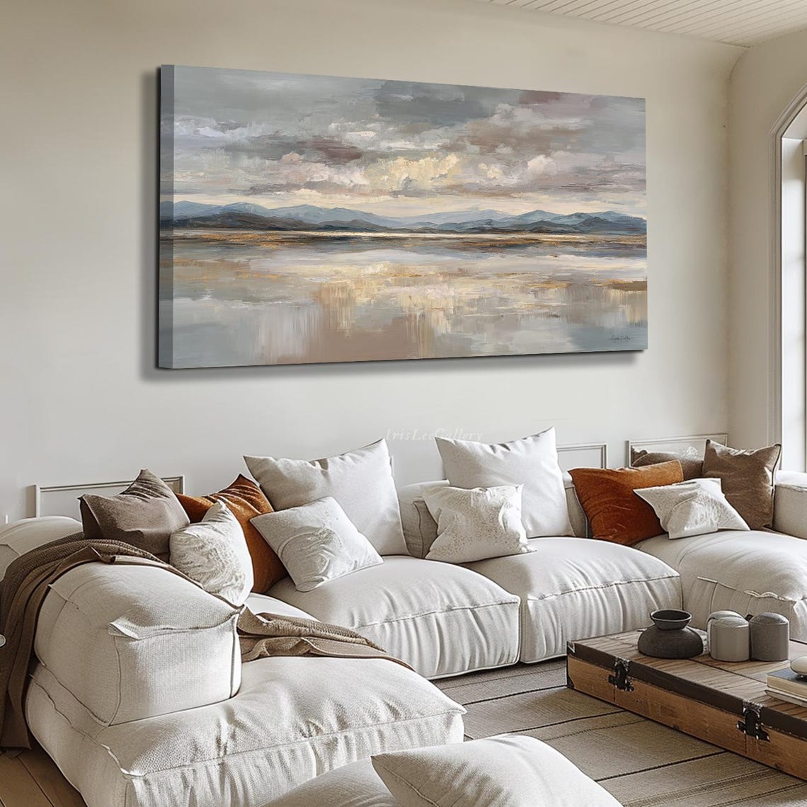 Textured Mountain Wall Art Original Landscape Oil Painting on Canvas ...