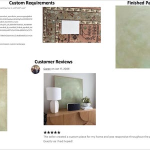 Custom Art Commission Custom Landscape Painting Personalized Textured Art Portrait From Photo Made to Order Canvas Art Custom Sports Gift image 6