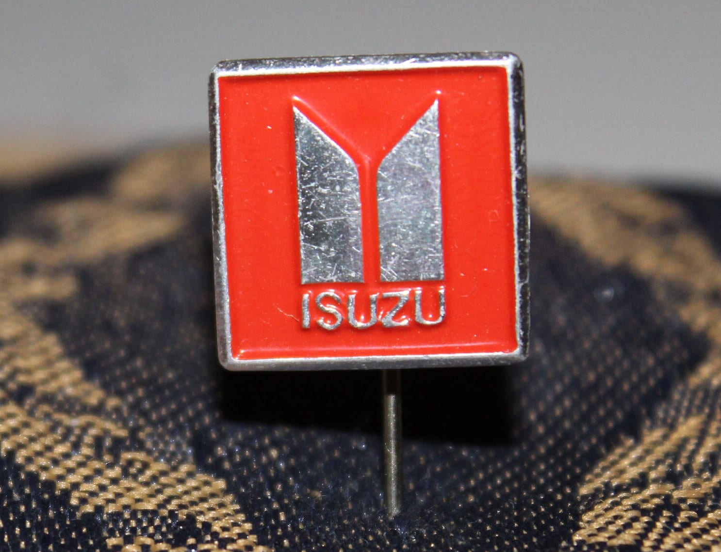 Vintage Isuzu Japanese Automotive Pin - 1960's Dakar Rally Truck