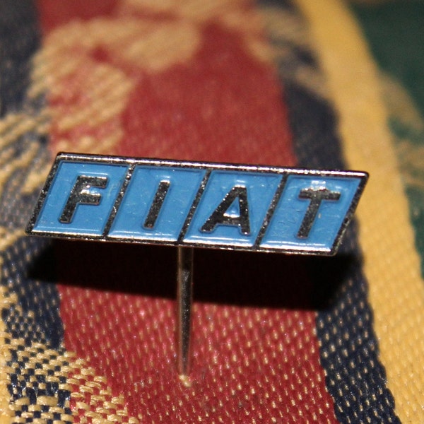 Vintage  Fiat logo pins badge -  automotive motor car 1960's