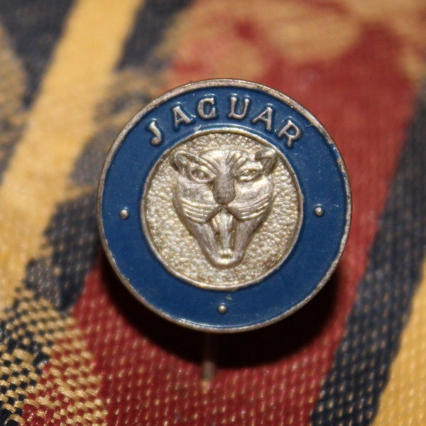 Jaguar car badge - vintage automotive 1960's