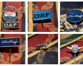 DAF truck pin badge - Nederlands transport embleem jaren 60