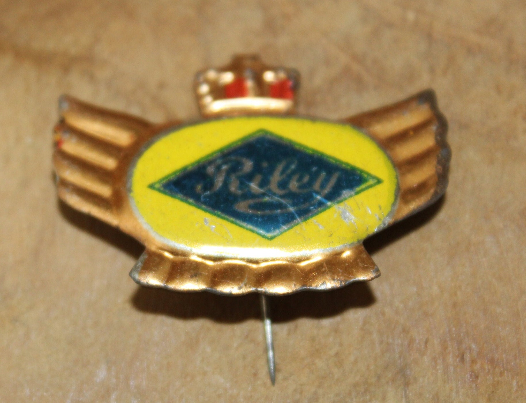 Vintage 1950s Riley Pin Badge British Automotive Memorabilia - Etsy