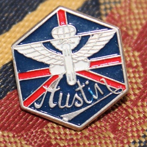 Vintage Austin Motor Company Abzeichen - Automobilia Autowerbung 1950er Jahre
