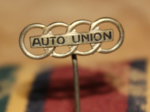 Vintage DKW auto union pin - german automotive ad… - image 2