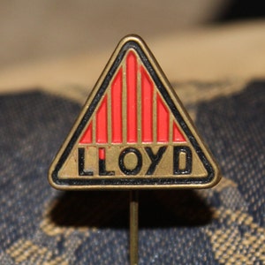 Pin&#39;s Lloyd automobile vintage des années 50 - Insigne de transport revers de voiture