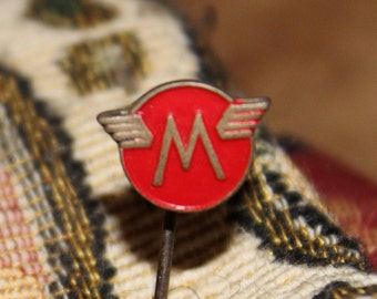 Maico motorcycle pin badge - vintage motor emblem 1960's