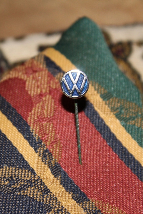 Vintage enamel pin VW Volkswagen lapel tie badge Etsy