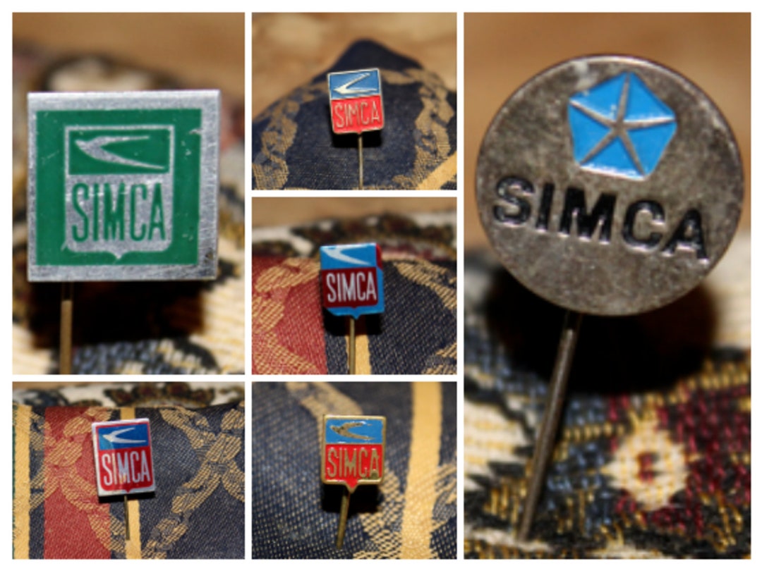 Vintage Simca Automobil Pin Abzeichen Stick French car automobilia ...