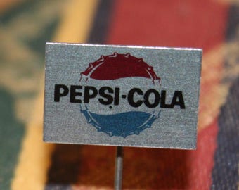 Vintage PEPSI COLA pin - advertising badge from the 1960's