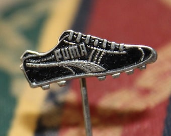 1960's puma sneaker pin - vintage sports apparel advertising pin