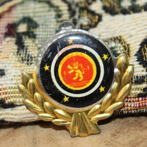 Vintage 1950s Ford Prefect Emblem Pin - Classic Car Collectible Badge