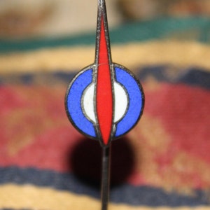 Total Oil Pin - Werbeanstecker Petrol Tankstelle Zapfsäule 1960er Jahre