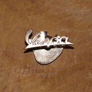 Vintage Vespa scooter moped lapel button badge 1950&#39;s very rare