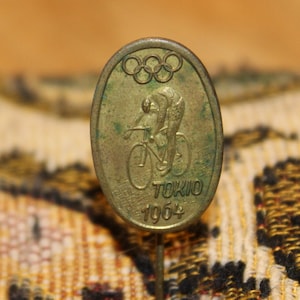Speld Olympische Spelen 1964 Tokio - wielerbadge olympische spelen