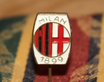 vintage AC milan supporter pin - Italiaanse sport voetbalclub promotionele pin CA 1960's