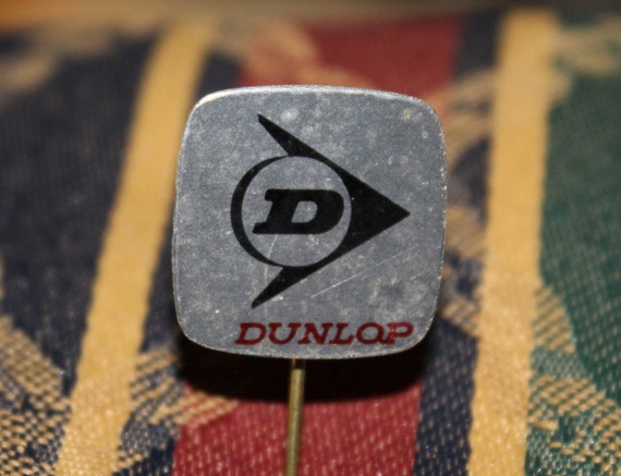 vintage Dunlop tyre pin - automotive advertising … - image 1