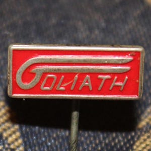 Insigne publicitaire pour voiture Goliath borgward - Insigne automobile allemand original des années 50